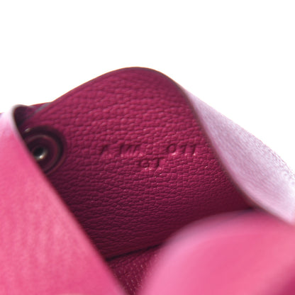 Hermes Chevre Mysore Calvi Card Case Rose Pourpre 7 of 7