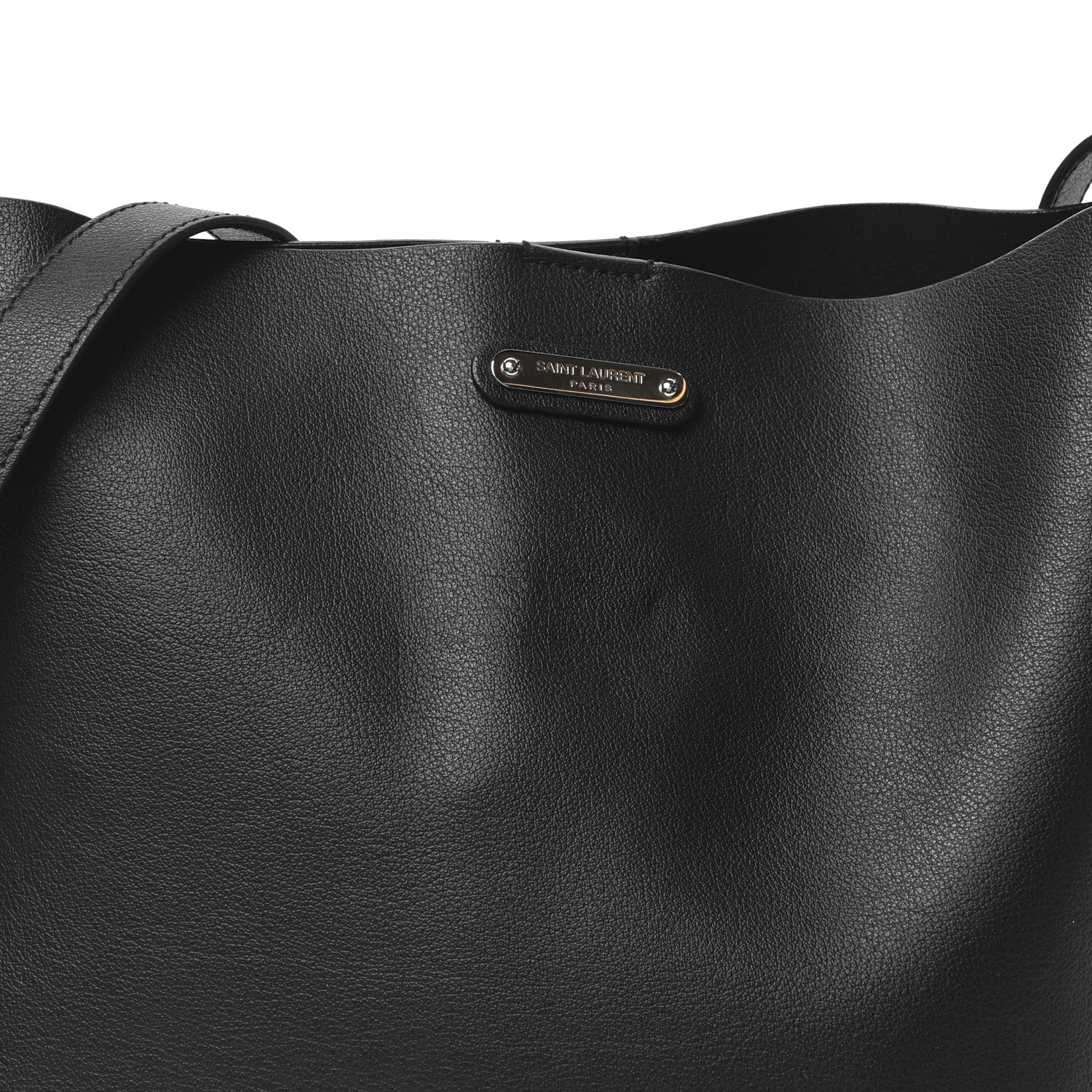 Saint Laurent Calfskin Bold Messenger Black 8 of 10