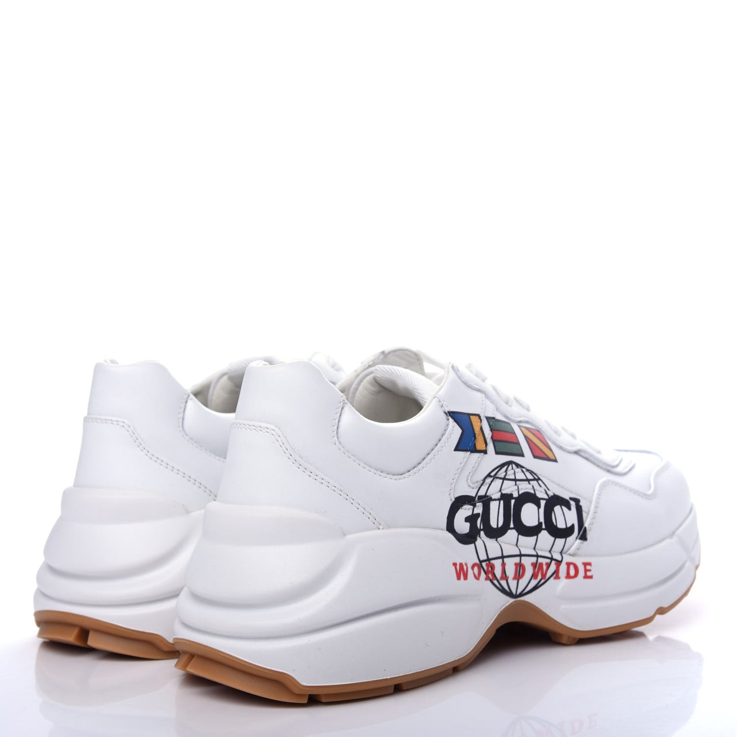 Calfskin Worldwide Womens Rhyton Sneakers 39 Great White