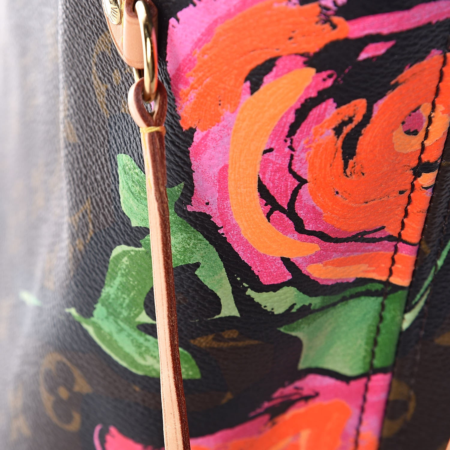 Louis Vuitton Monogram Roses Neverfull MM 15 of 15