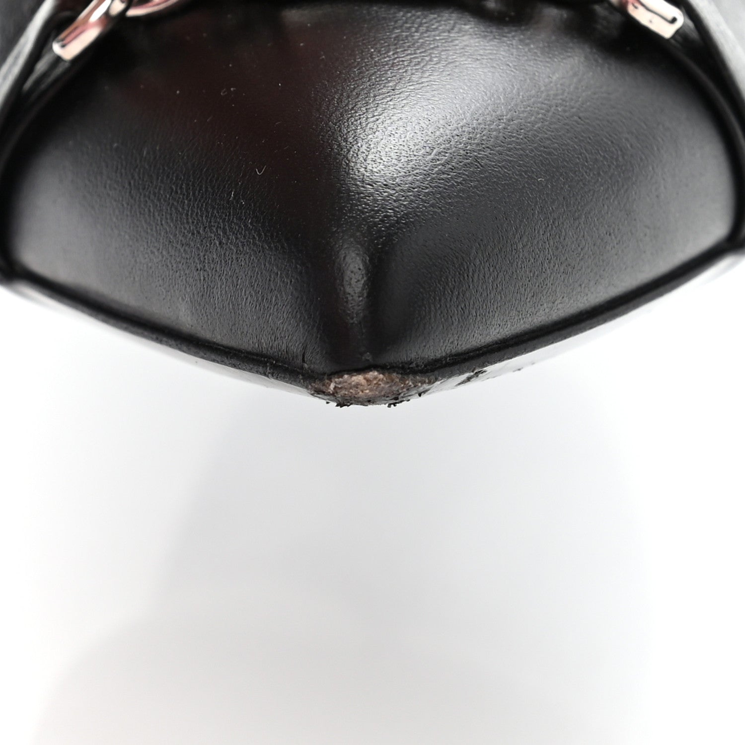 Gucci Nappa Moorea Molaita Mid Heel Pumps 37.5 Black 12 of 14