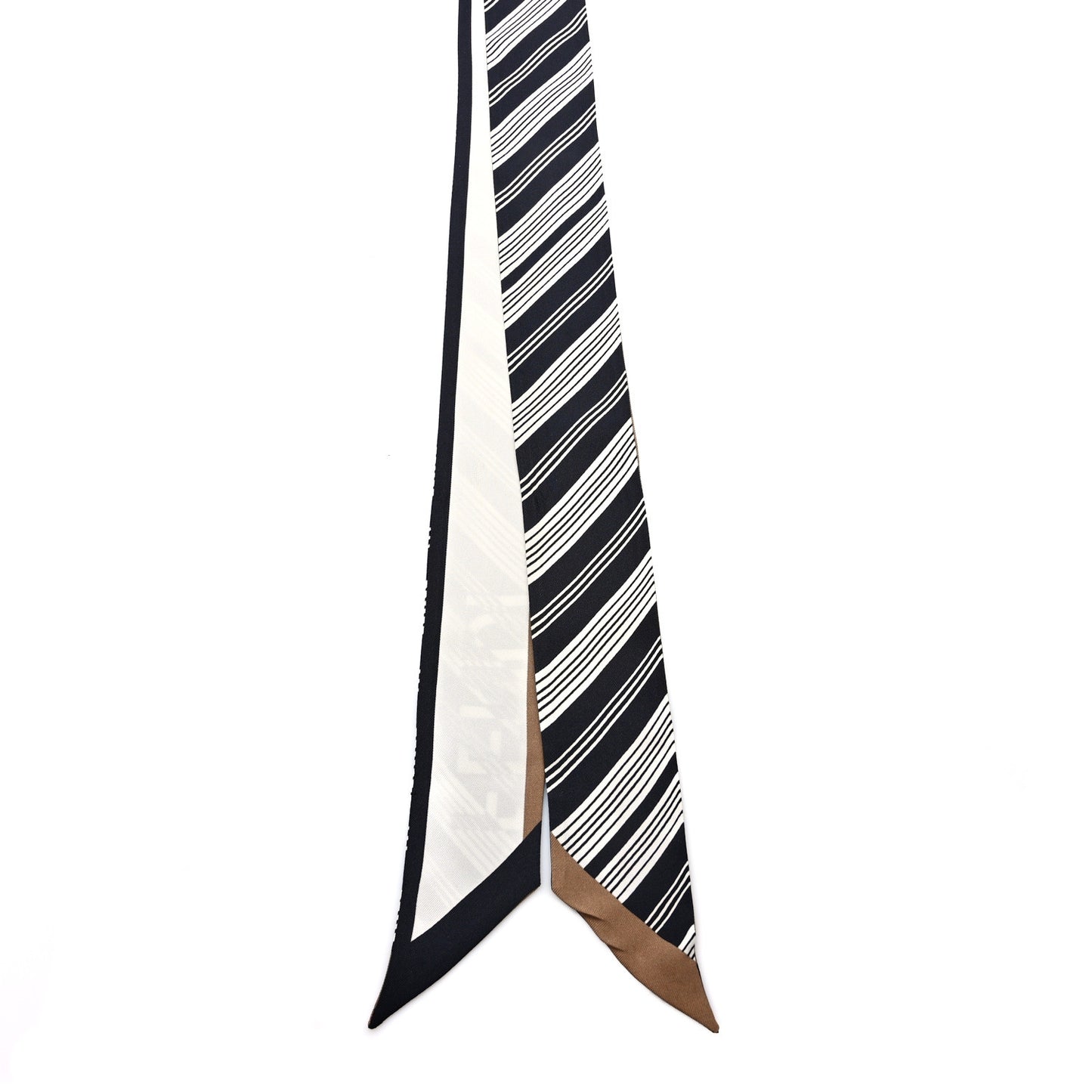 Silk Wrappy Bandeau Brown