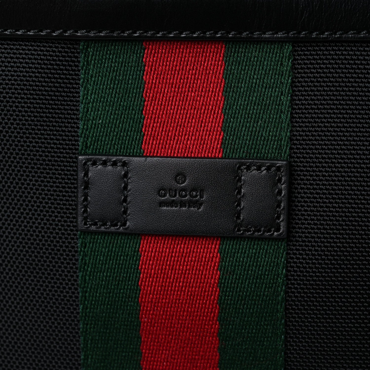 Gucci Techno Canvas Web Messenger Bag Black 10 of 10