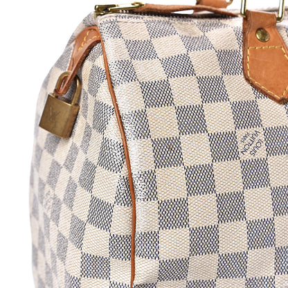 Louis Vuitton Damier Azur Speedy 30 16 of 19
