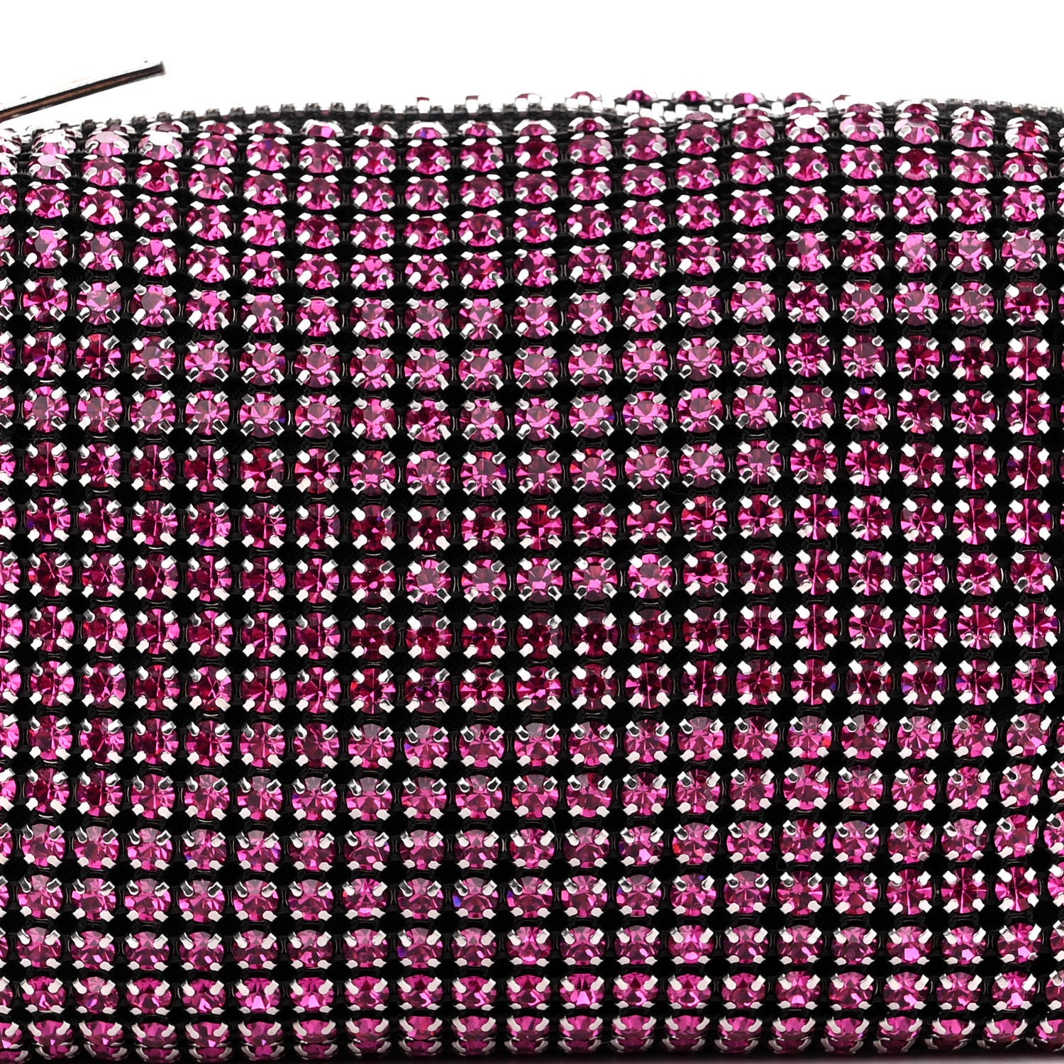 Alexander Wang Mesh Crystal Rhinestone Mini Heiress Pouch Pink 5 of 10