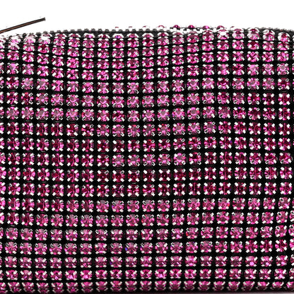Alexander Wang Mesh Crystal Rhinestone Mini Heiress Pouch Pink 5 of 10