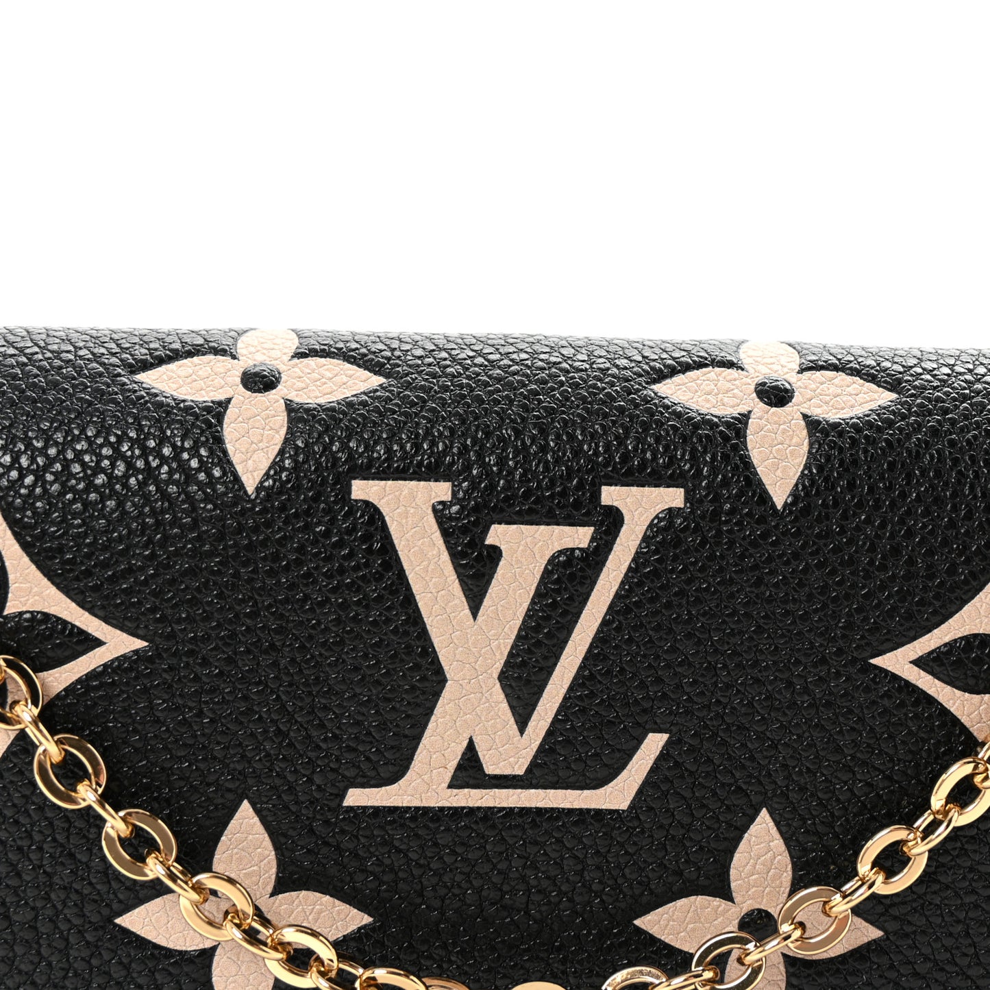 Empreinte Monogram Giant Felicie Pochette Black Beige