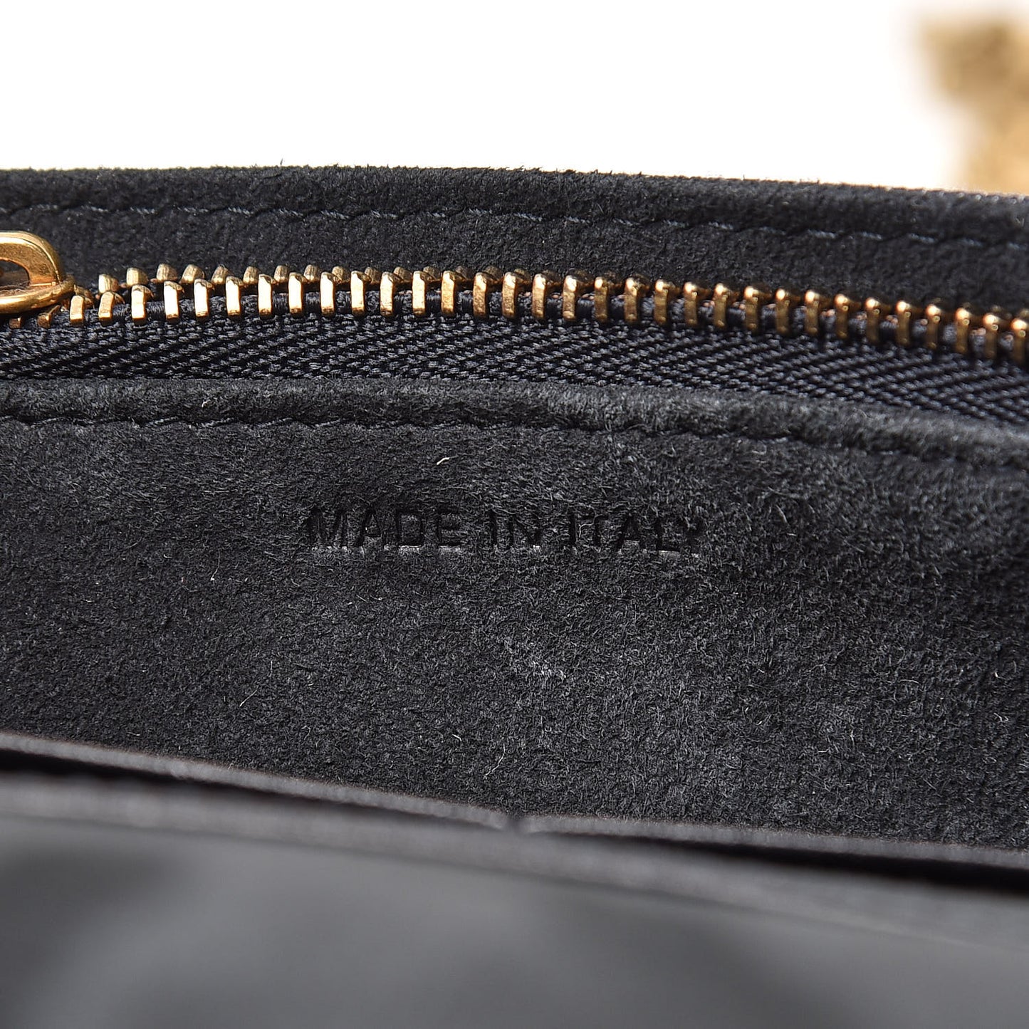 Denim Studded Wallet on Chain Pouch Blue