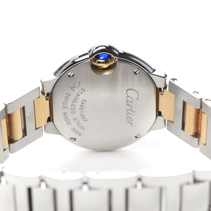 Cartier Stainless Steel 18K Yellow Gold 28mm Ballon Bleu De Cartier Quartz Watch 4 of 5