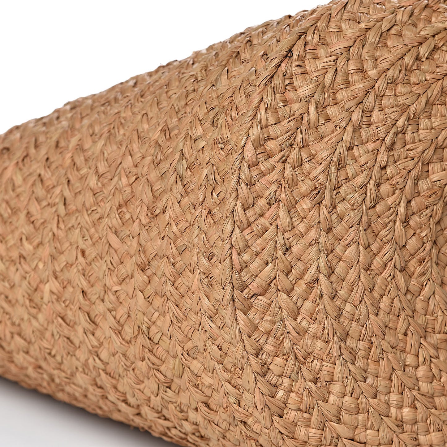 Raffia Calfskin Medium Panier Tote