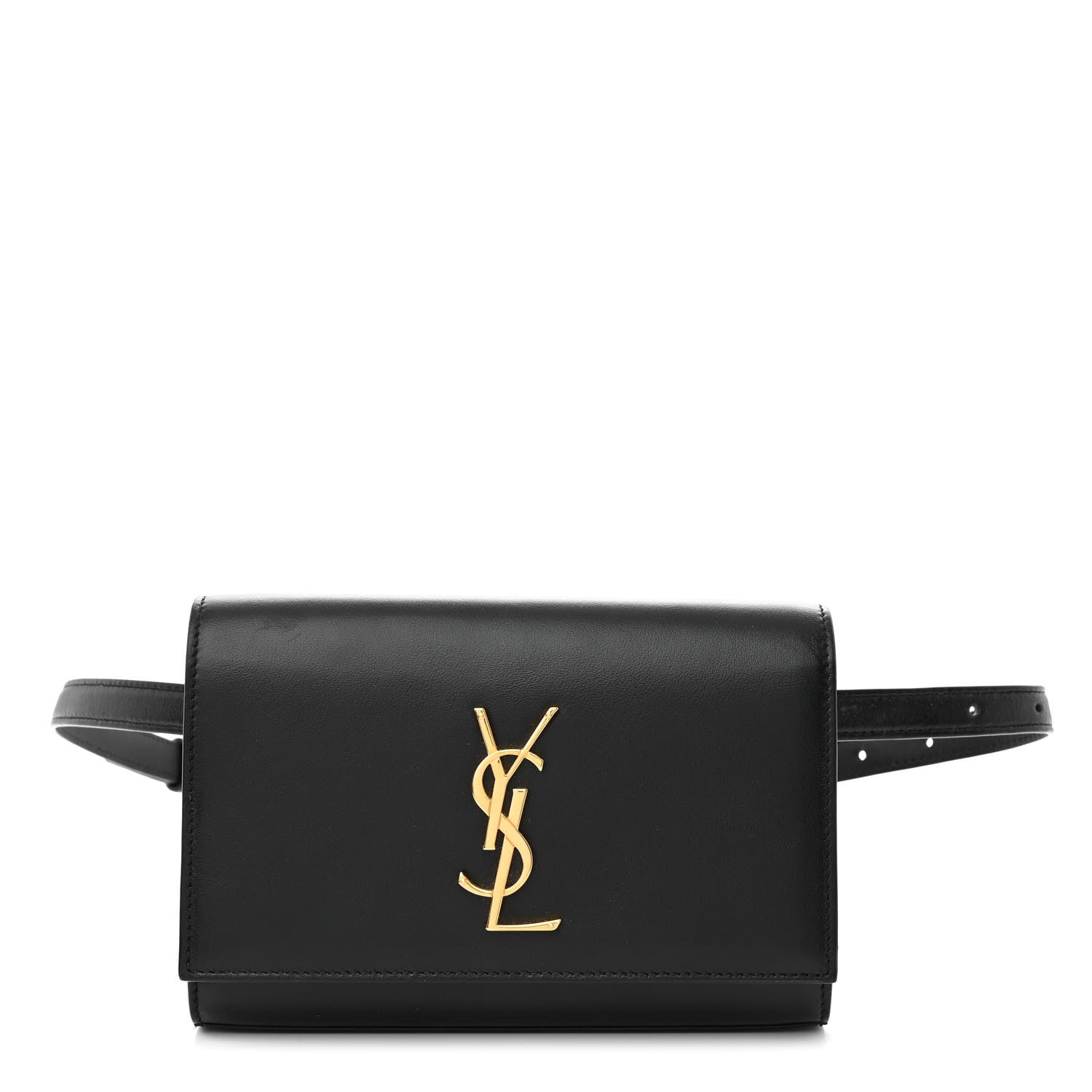 Saint Laurent Smooth Calfskin Monogram Kate Belt Bag Black 1 of 11