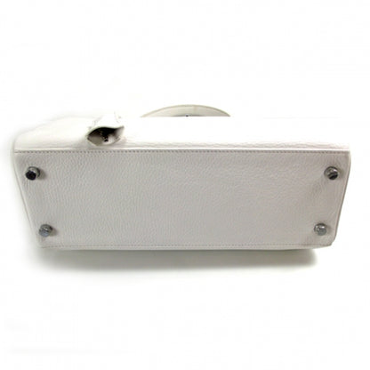 Hermes Taurillon Clemence Kelly 32 White 4 of 13