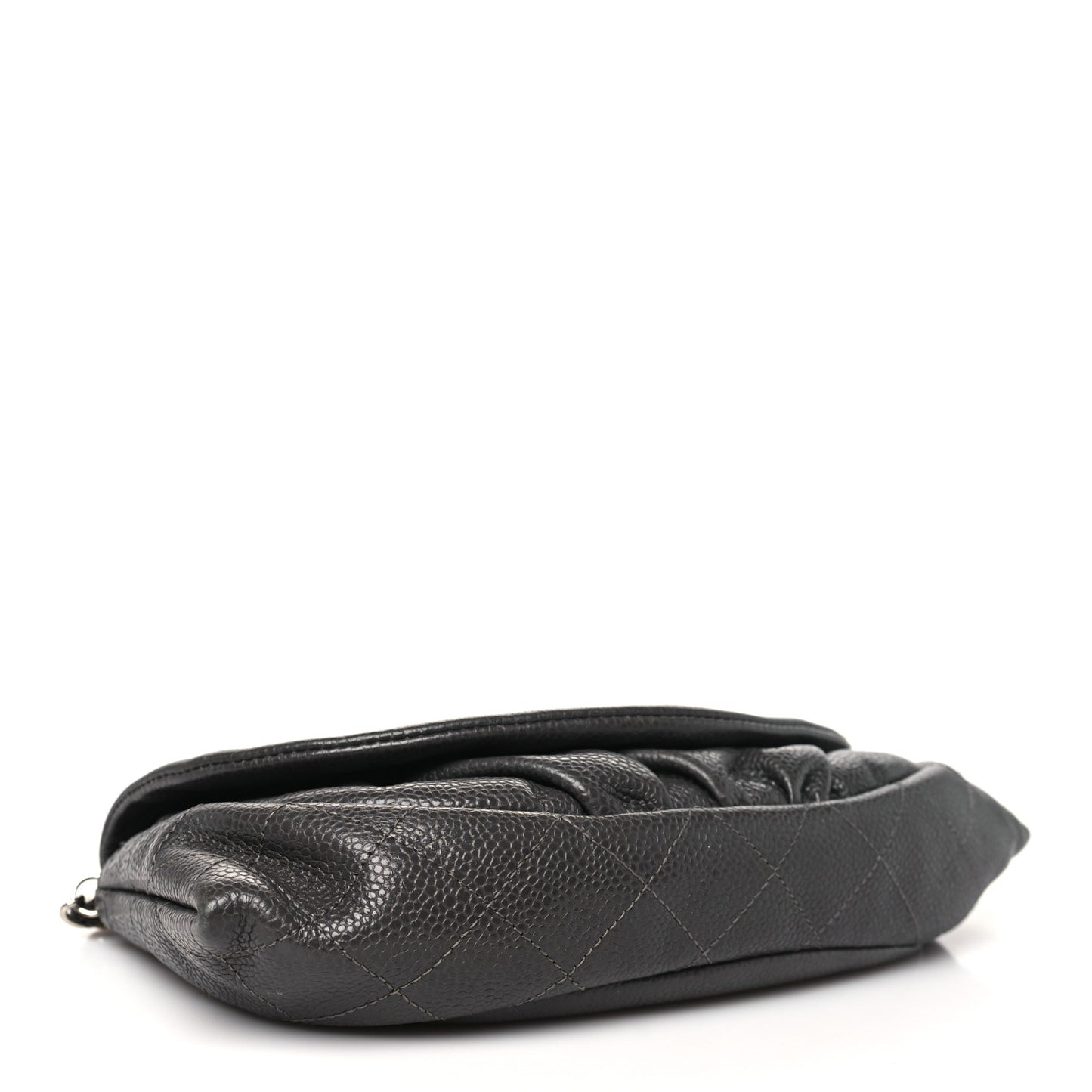 Caviar Half Moon Wallet On Chain WOC Dark Grey