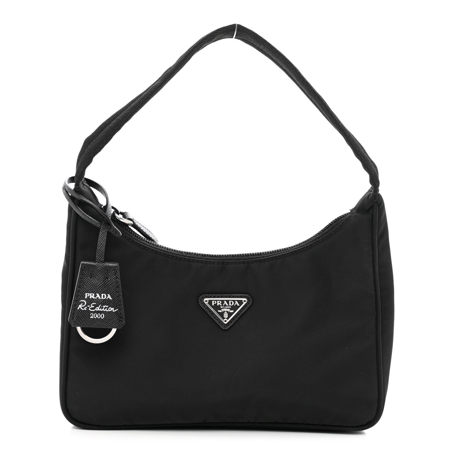 Prada Tessuto Nylon Mini Re-Edition 2000 Bag Black 1 of 9