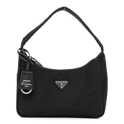 Prada Tessuto Nylon Mini Re-Edition 2000 Bag Black 1 of 9