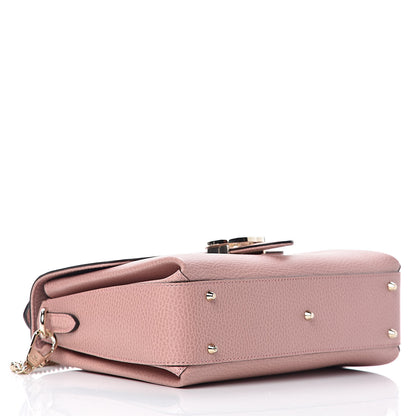 Gucci Dollar Calfskin Interlocking G Top Handle Shoulder Bag Soft Pink 4 of 10