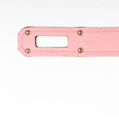 Hermes Swift Ghillies Kelly Longue Wallet Rose Sakura 8 of 8