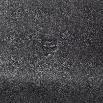 MCM Calfskin Large Patricia Wallet On Chain Black 8 of 10