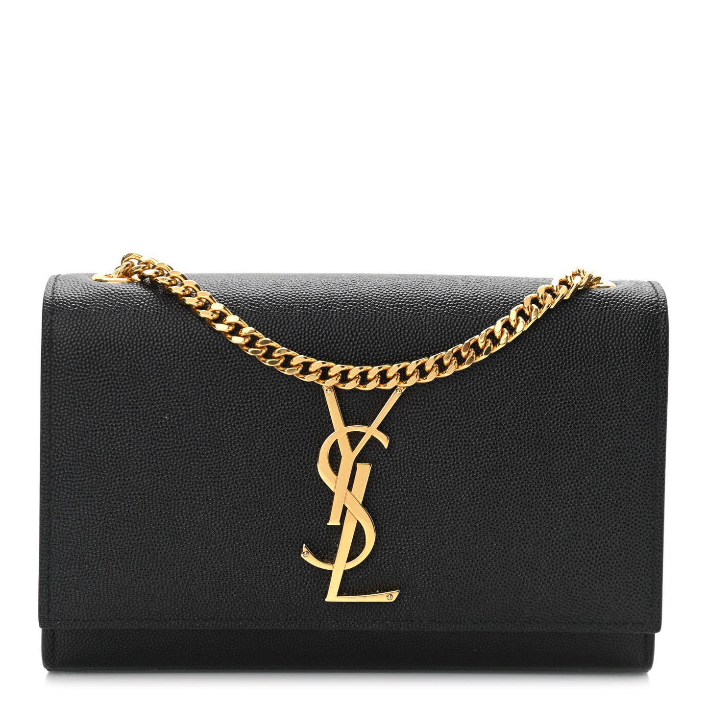 Grain De Poudre Small Monogram Kate Satchel Black