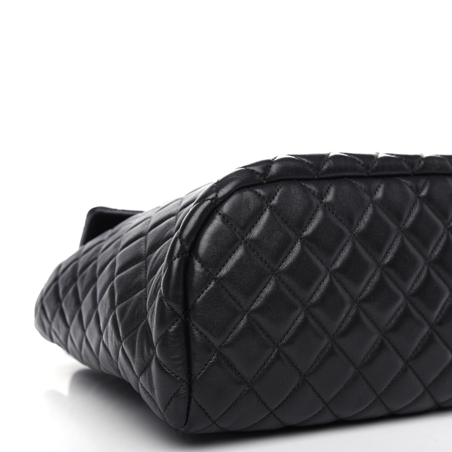 Lambskin Quilted Large Urban Spirit Backpack Black