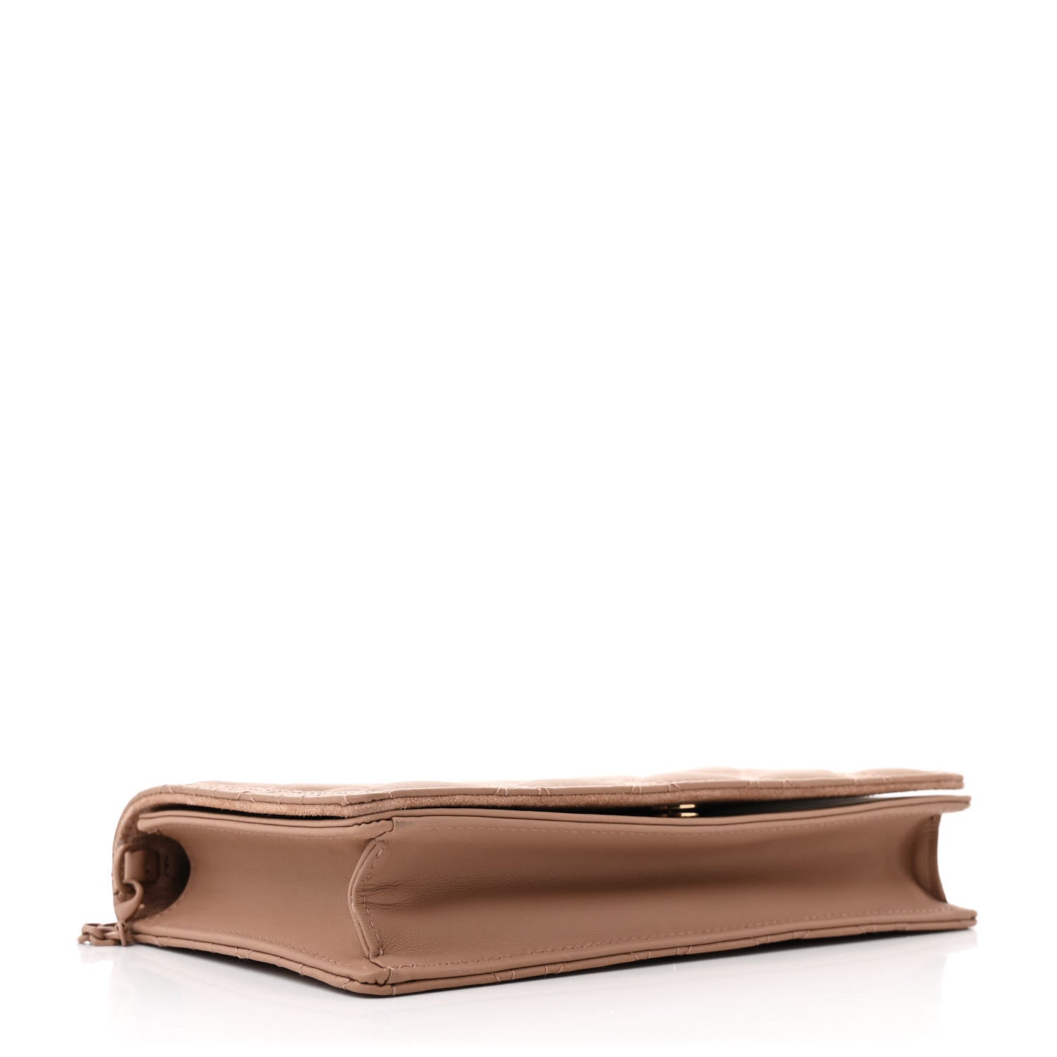 Christian Dior Ultra Matte Calfskin Cannage Lady Dior Clutch Fard 5 of 13