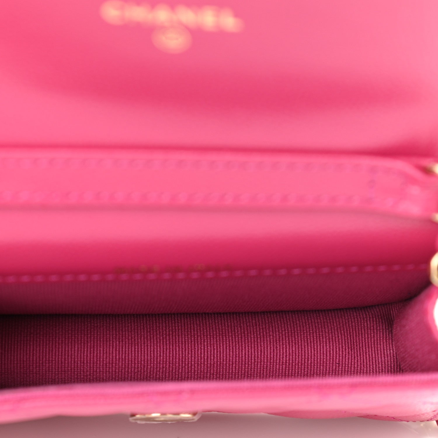 Chanel Caviar Quilted Mini Chain Bag Dark Pink 4 of 11