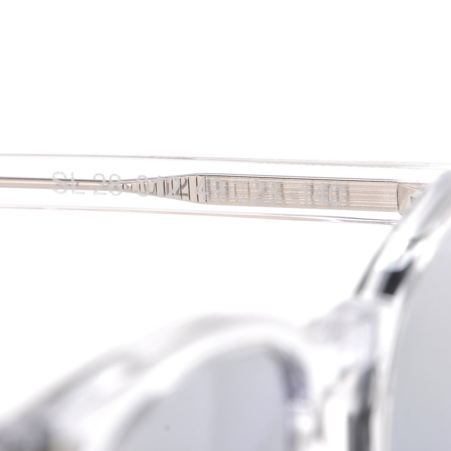 Saint Laurent SL 28 Sunglasses Crystal 5 of 8