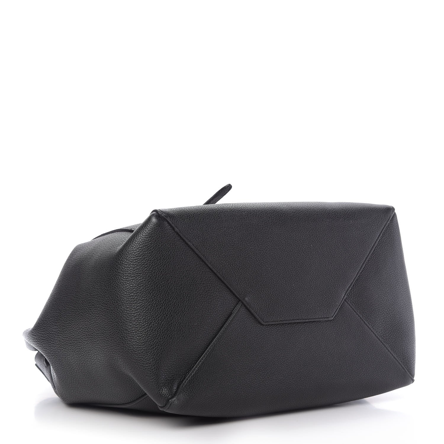 Celine Soft Grained Calfskin Small Belt Cabas Phantom Black 4 of 9