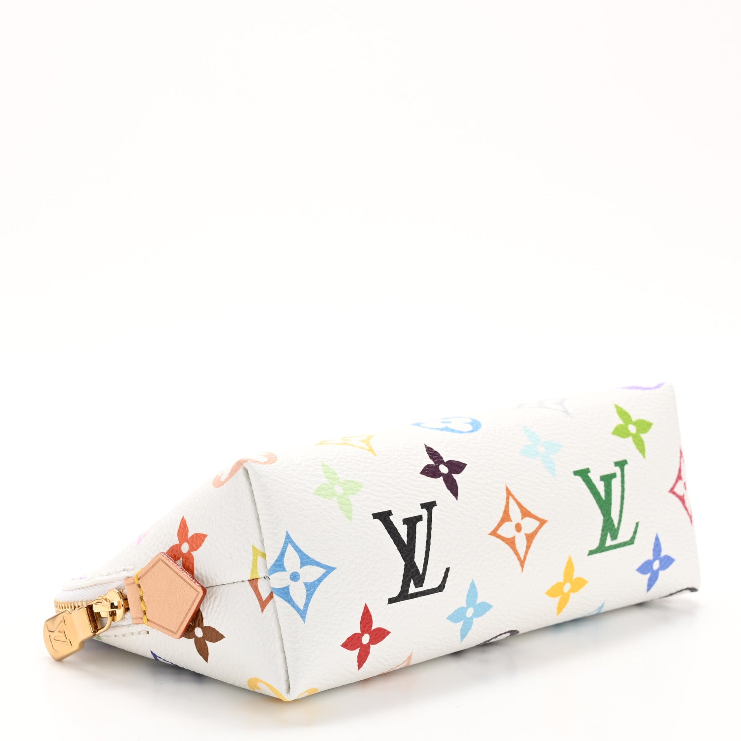 Louis Vuitton LV x TM Monogram Multicolor Cosmetic Pouch PM White 4 of 8