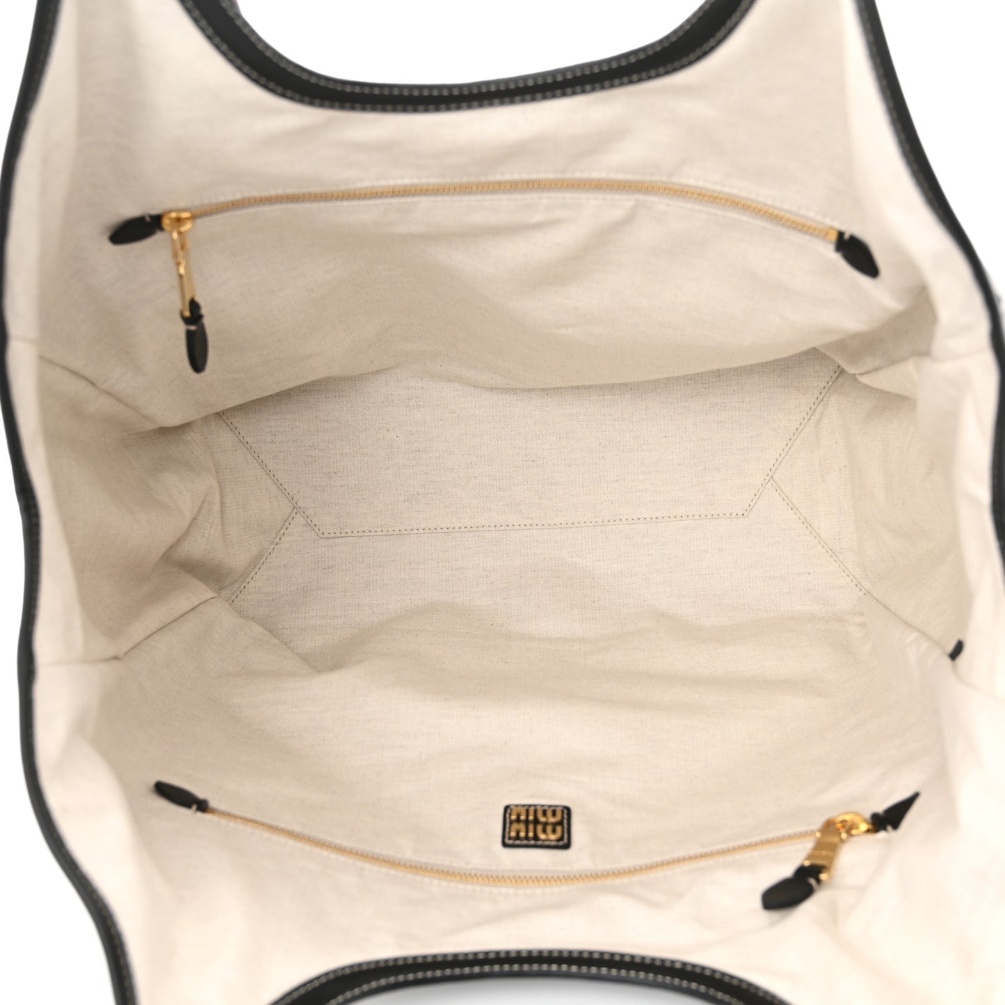 Soft Calf Softy Large Ivy Tote Bag Black