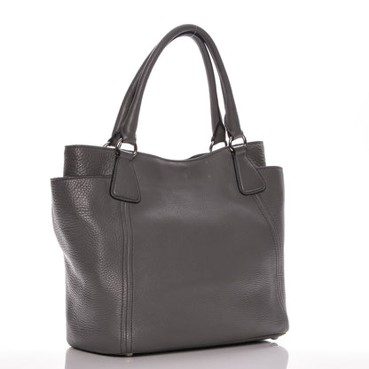 Prada Vitello Daino Side Pocket Tote Marmo 3 of 8