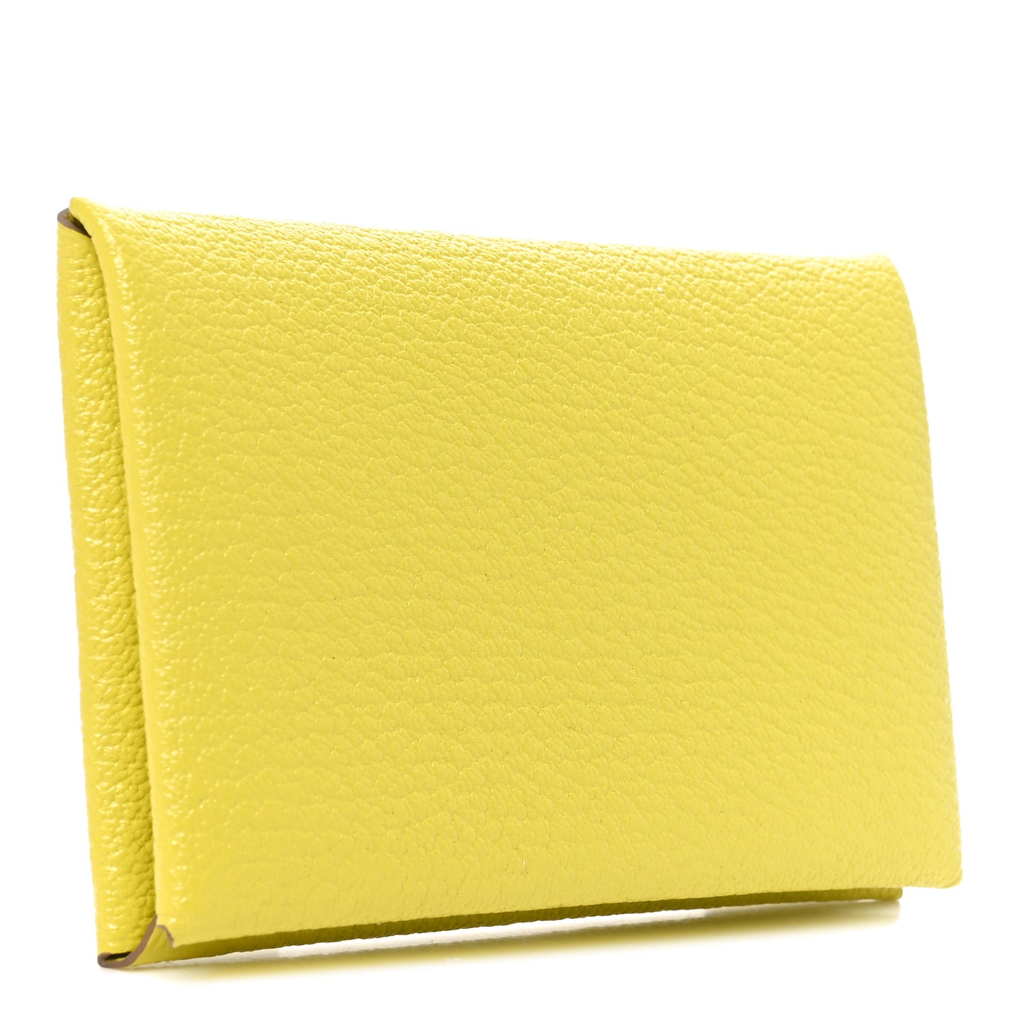 Chevre Mysore Calvi Card Case Lime
