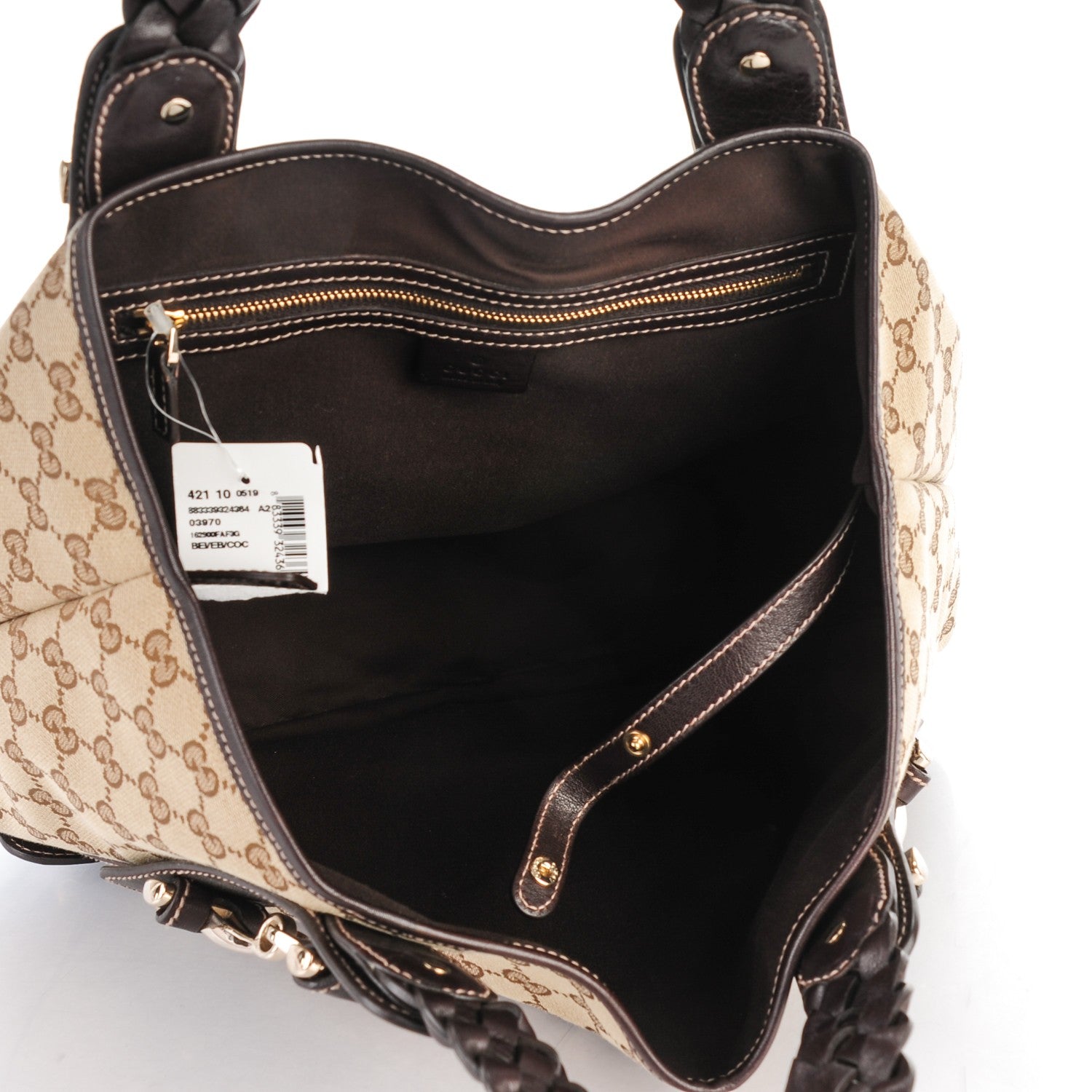 Gucci Monogram Small Pelham Shoulder Bag Dark Brown 5 of 7