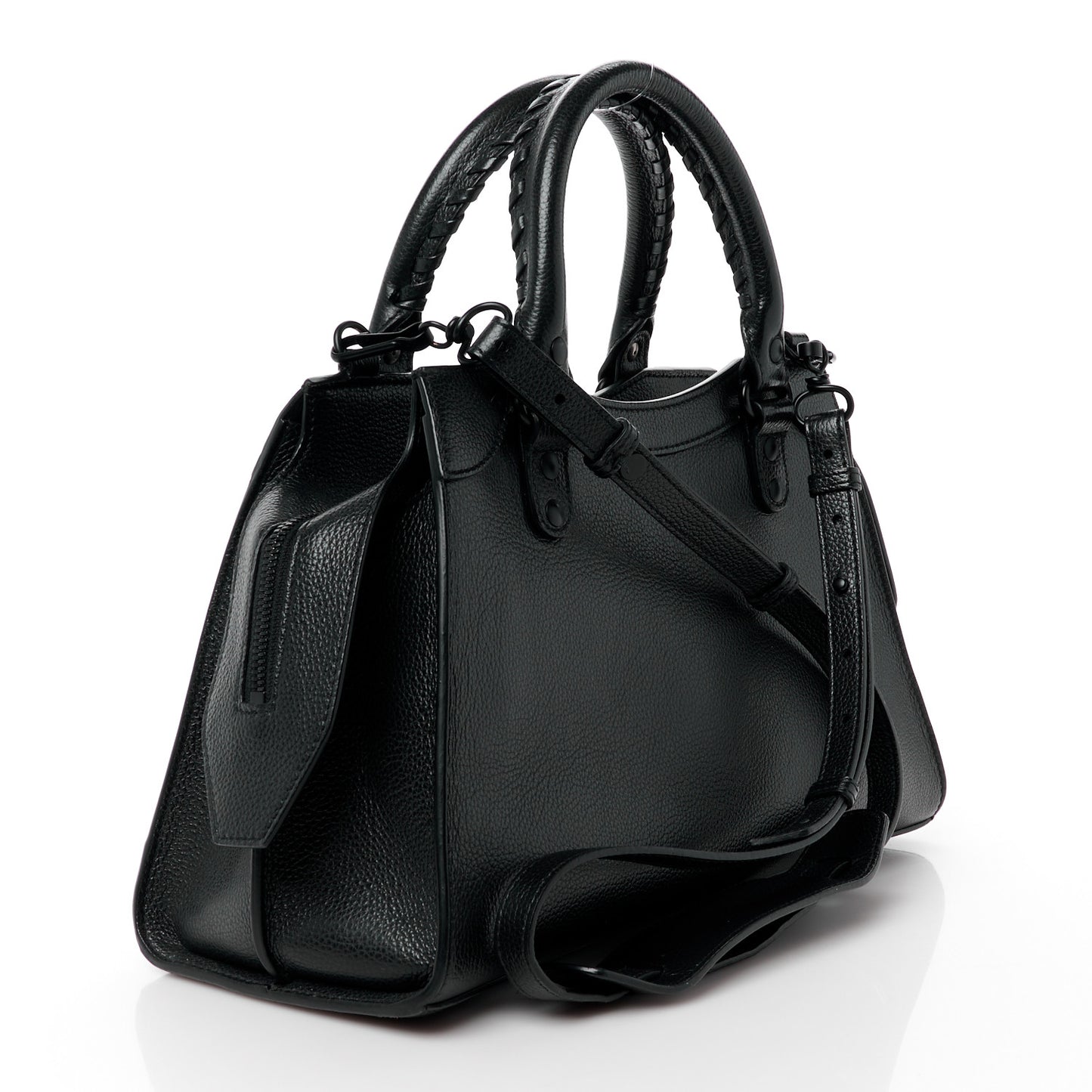 Grained Calfskin Neo Classic Black Hardware S City Black