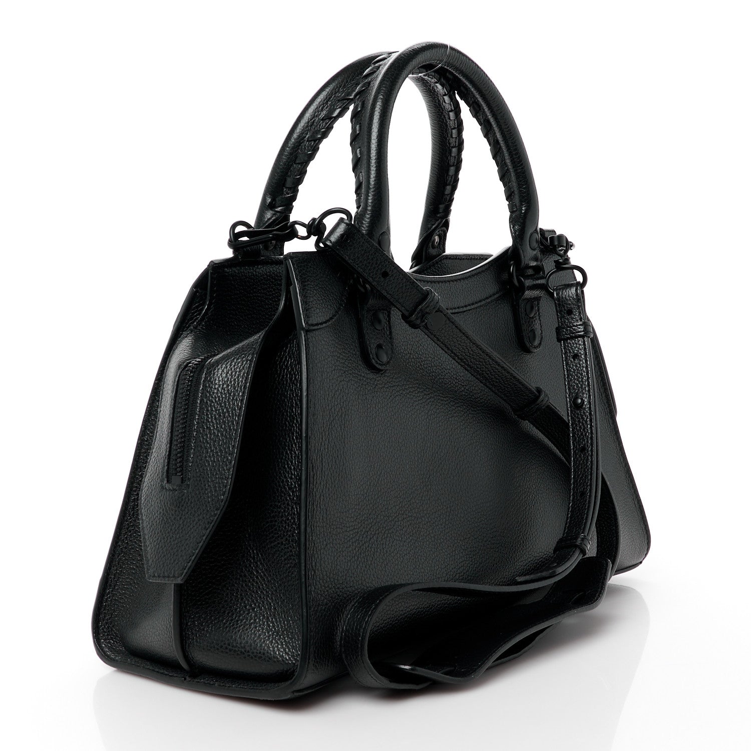 Balenciaga Grained Calfskin Neo Classic Black Hardware S City Black 3 of 16