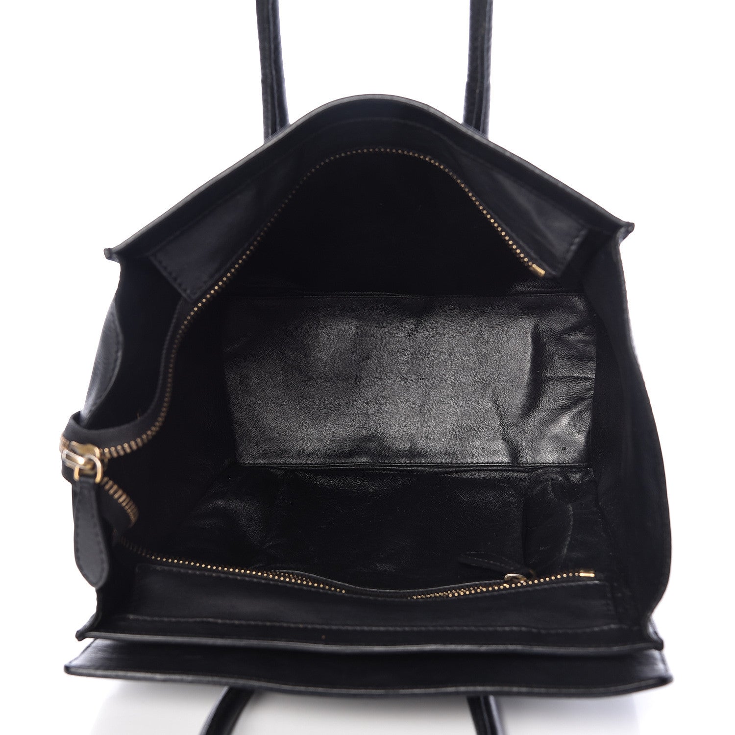 Celine Calfskin Micro Luggage Black 5 of 20