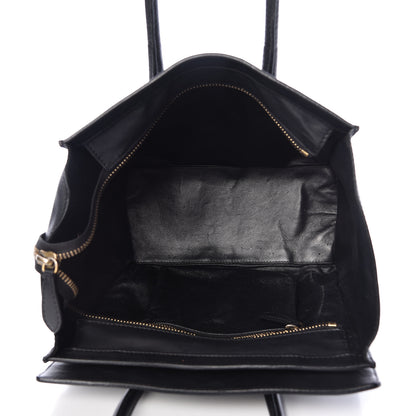 Celine Calfskin Micro Luggage Black 5 of 20