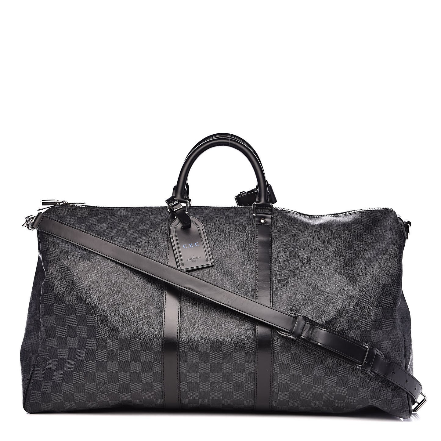 Damier Graphite Keepall Bandouliere 55