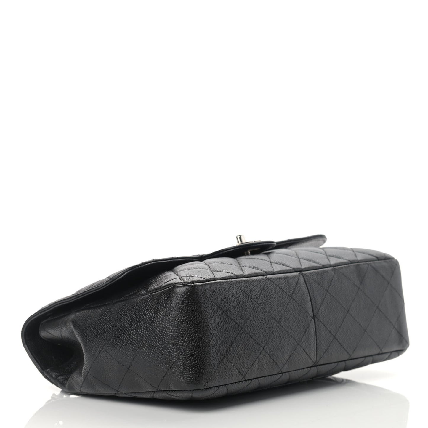 Caviar Quilted Jumbo Single Flap Black