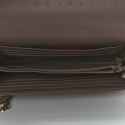 Valentino Garavani Nappa Rockstud Spike Flap Wallet on Chain Poudre 7 of 10