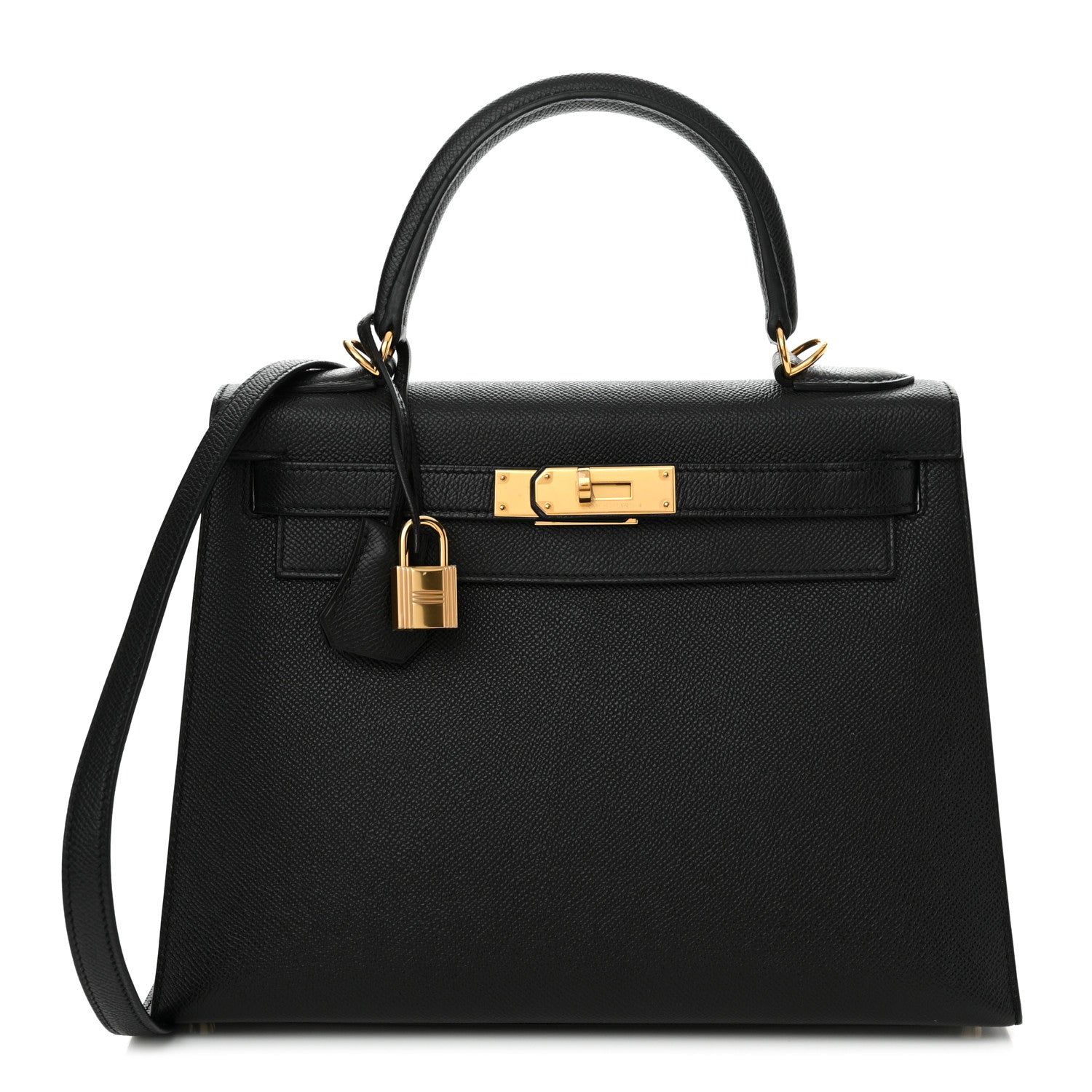 Hermes Epsom Kelly Sellier 28 Black 1 of 15