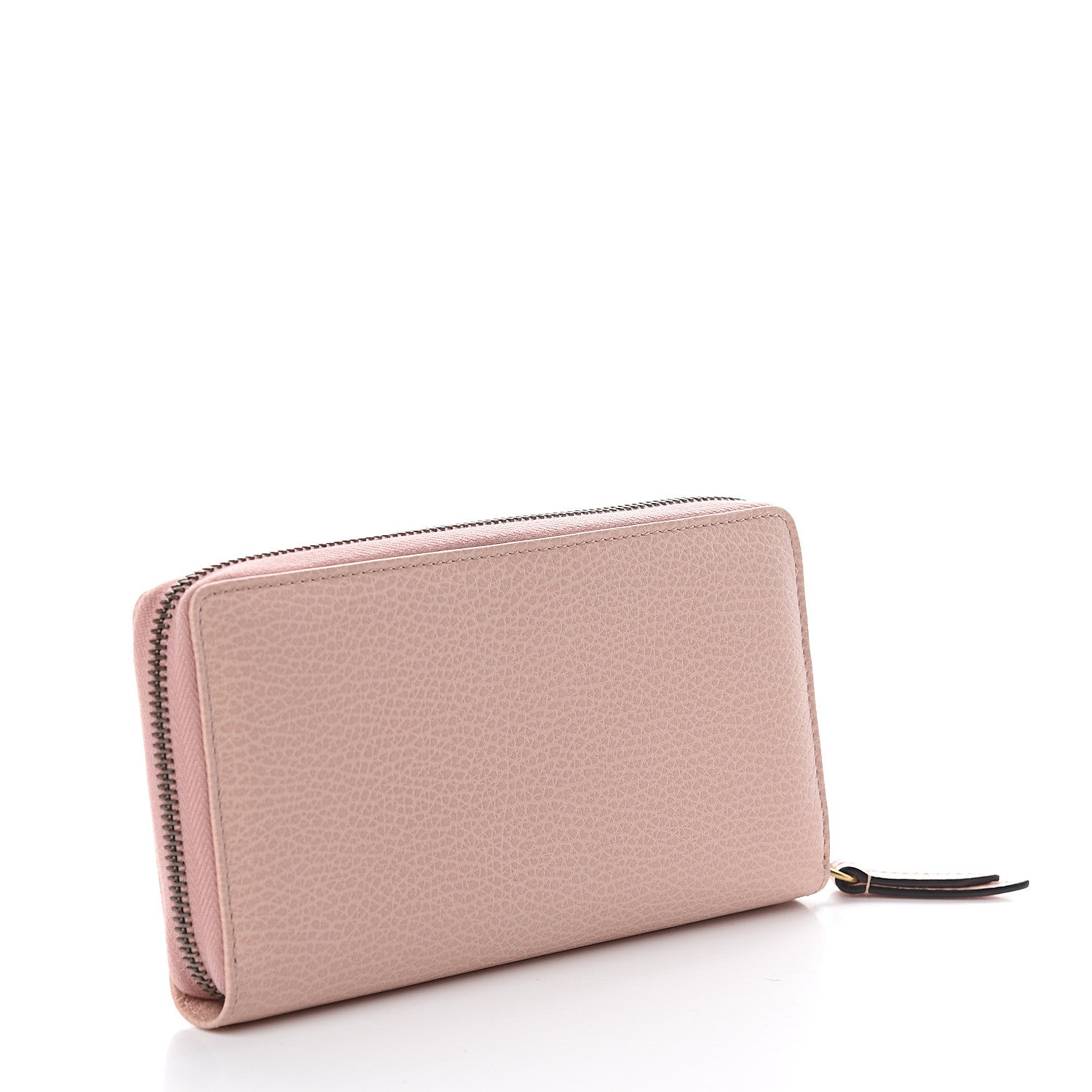 Gucci Calfskin Butterfly Farfalla Zip Around Wallet Perfect Pink 2 of 5