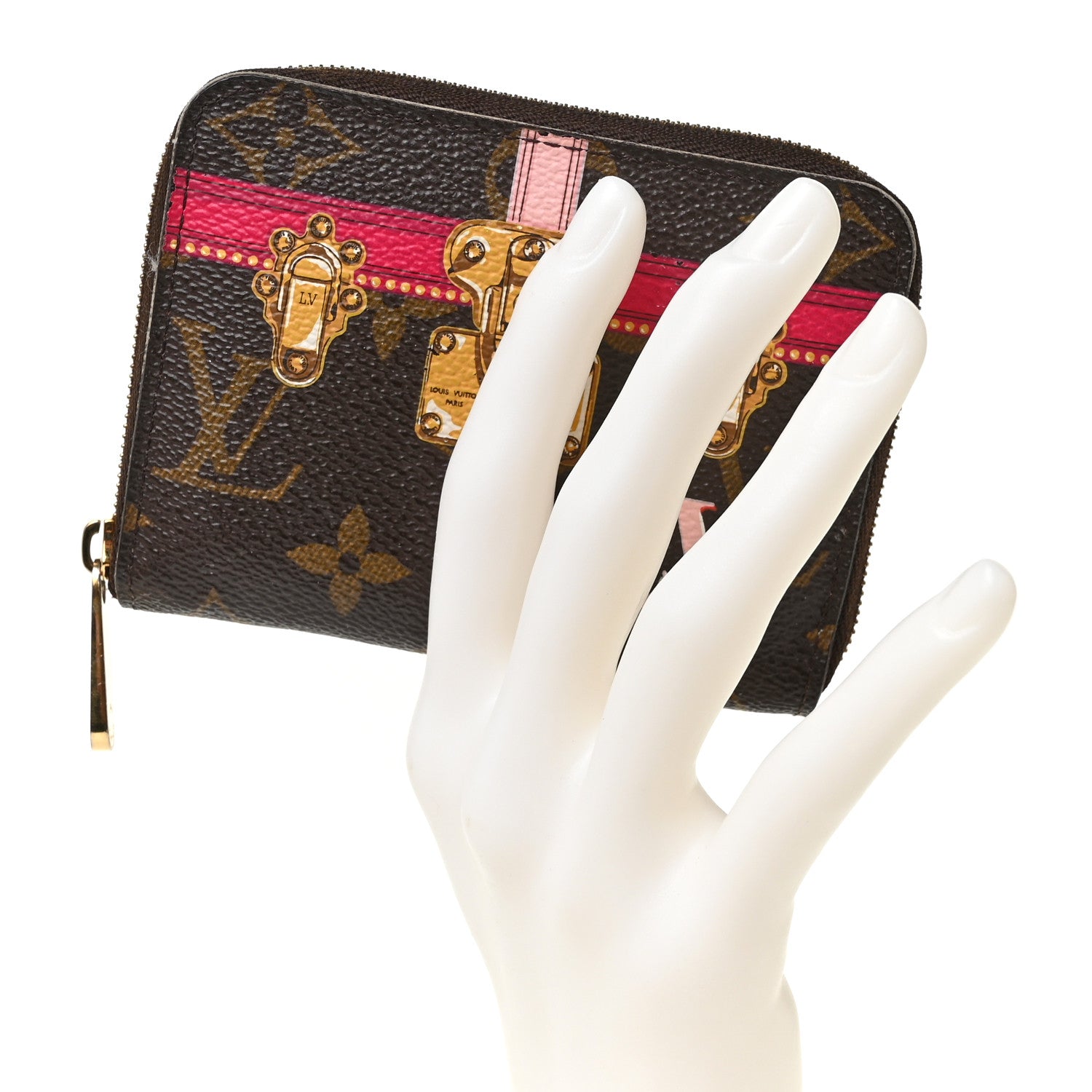 Louis Vuitton Monogram Summer Trunks Zippy Coin Purse 2 of 9