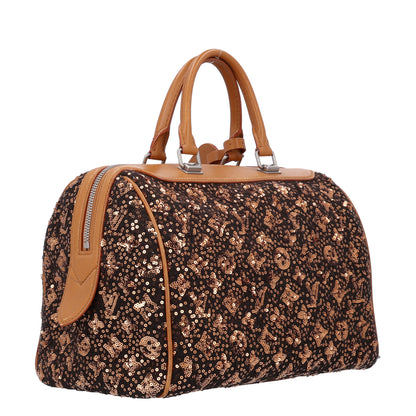 Louis Vuitton Sequin Monogram Sunshine Express Speedy Gold 3 of 10