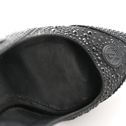 Louis Vuitton Satin Embellished Archlight Slingback Pumps 38 Black 12 of 14