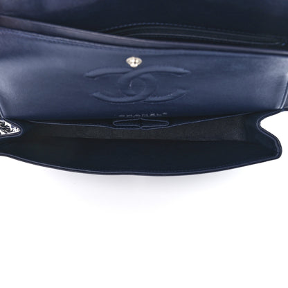 Chanel Lambskin Quilted Medium Double Flap Navy 5 of 12