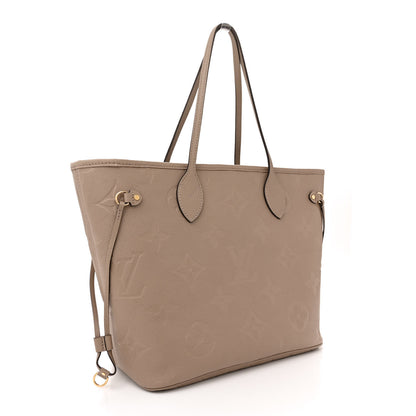 Louis Vuitton Empreinte Monogram Giant Neverfull MM Tourterelle 4 of 10