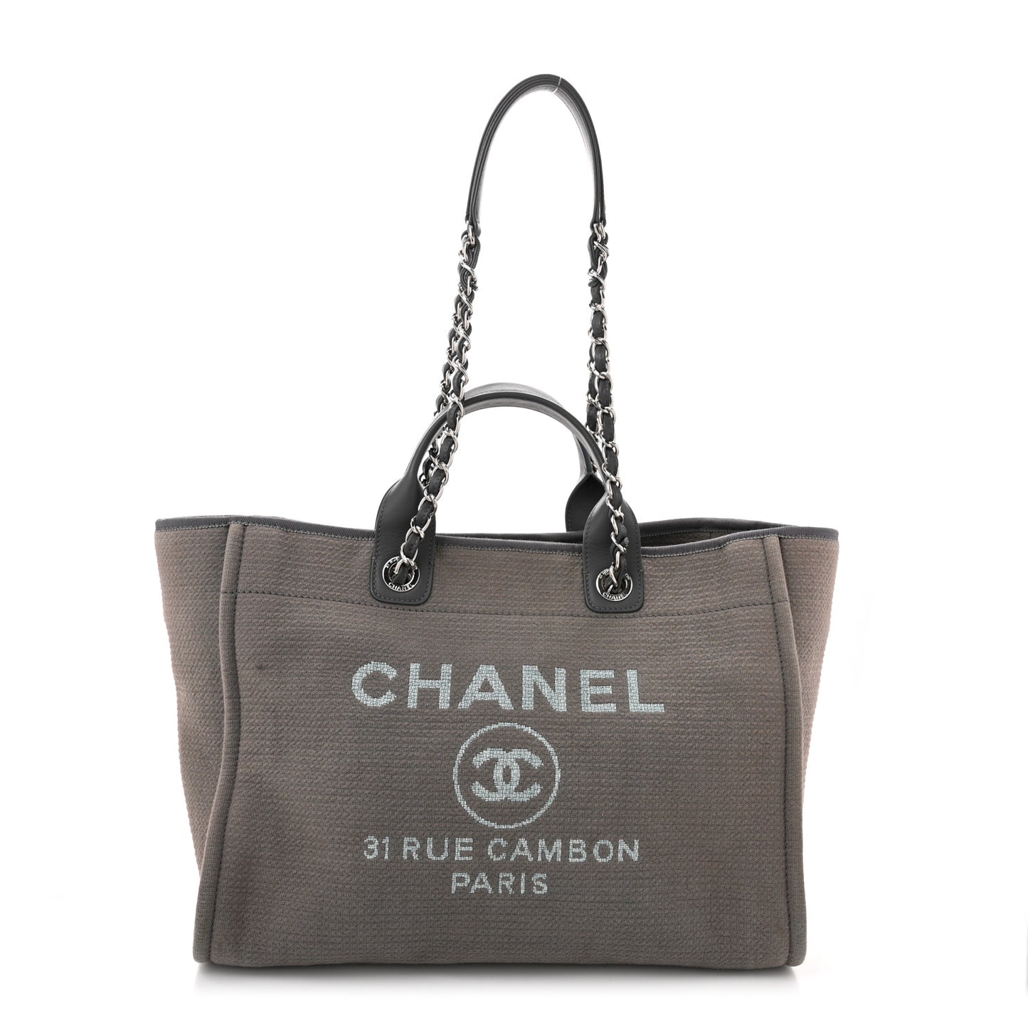 Mixed Fibers Medium Deauville Tote Grey