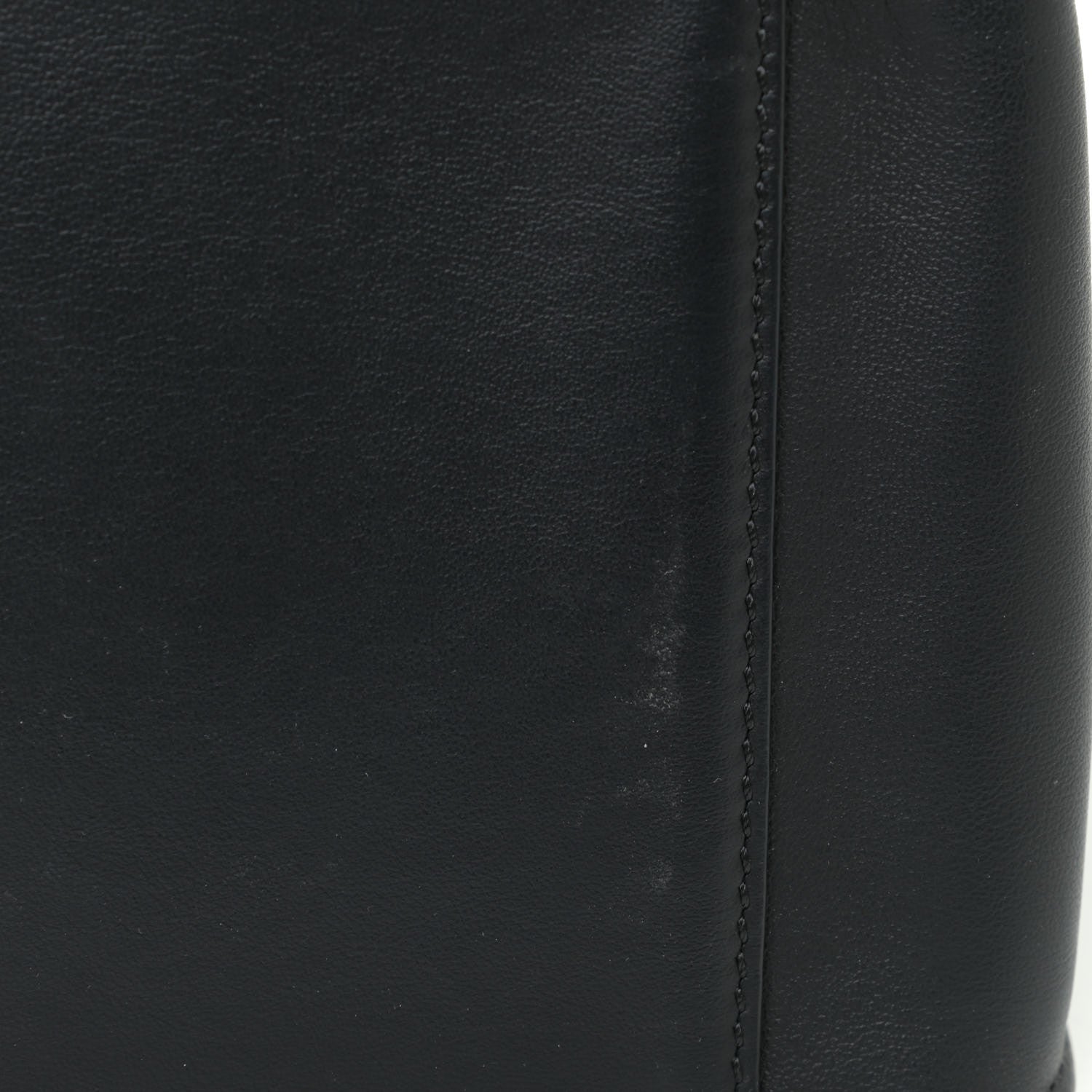 Fendi Vitello Grace Suede Flip Tote Black Nocciola Marrone 11 of 14