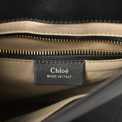 Chloe Suede Calfskin Small Faye Backpack Black 6 of 9